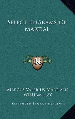 Select Epigrams of Martial