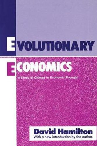 Cover image for Evolutionary Economics: A Study of Change in Economic Thought