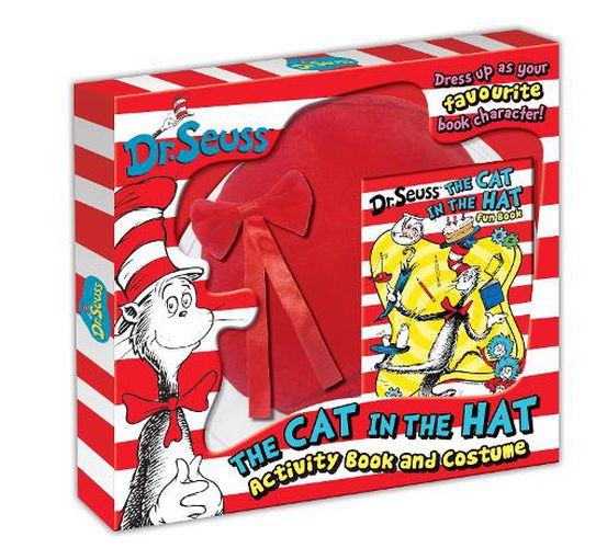 Dr Seuss Cat in the Hat Activity Book and Costume