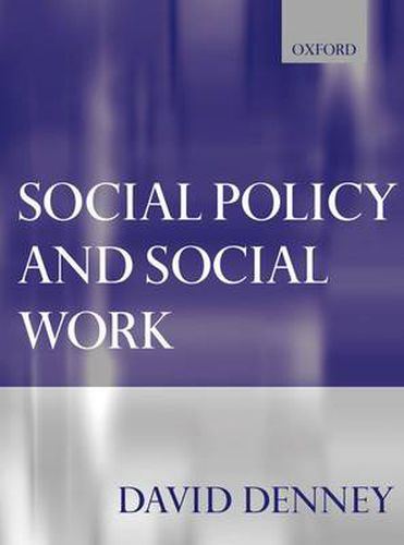 Cover image for Social Policy and Social Work