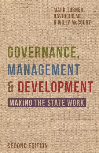 Cover image for Governance, Management and Development: Making the State Work