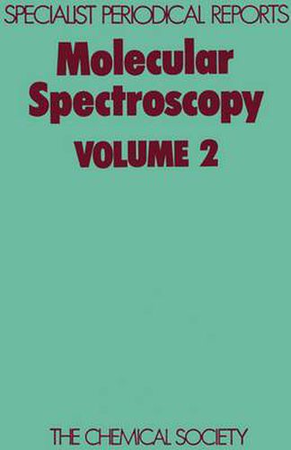 Cover image for Molecular Spectroscopy: Volume 2