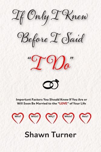 Cover image for If Only I Knew Before I Said "I Do"