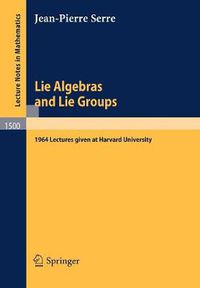 Cover image for Lie Algebras and Lie Groups: 1964 Lectures given at Harvard University