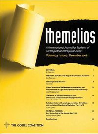 Cover image for Themelios, Volume 33, Issue 3