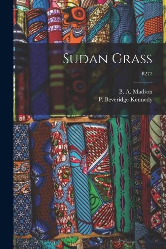 Cover image for Sudan Grass; B277