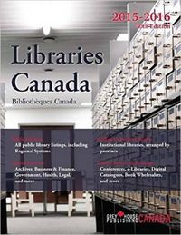 Cover image for Libraries Canada, 2015/16