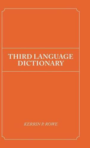 Cover image for Third Language Dictionary