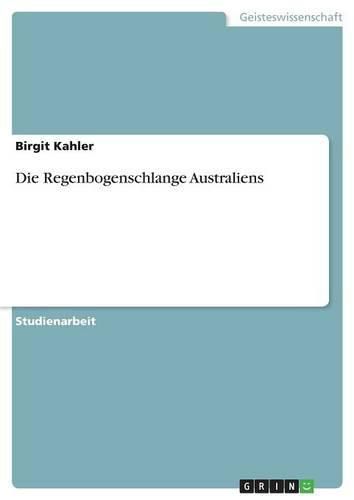 Cover image for Die Regenbogenschlange Australiens