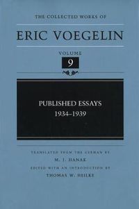 Cover image for Published Essays, 1934-1939 (CW9)