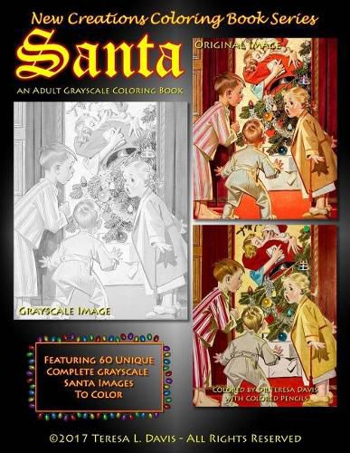 Cover image for New Creations Coloring Book Series: Santa