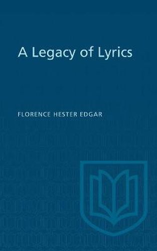 Cover image for A Legacy of Lyrics