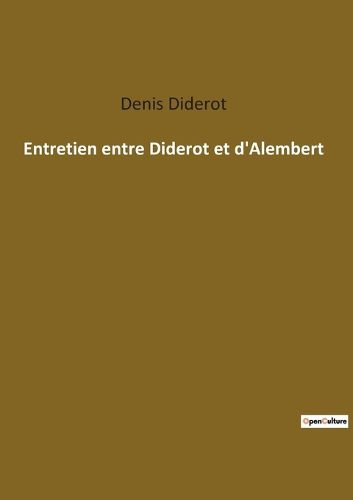 Cover image for Entretien entre Diderot et d'Alembert