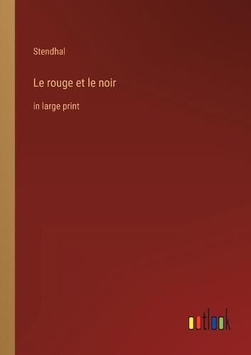 Cover image for Le rouge et le noir