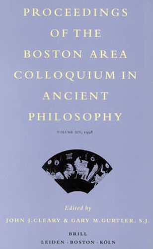 Proceedings of the Boston Area Colloquium in Ancient Philosophy: Volume XIV (1998)