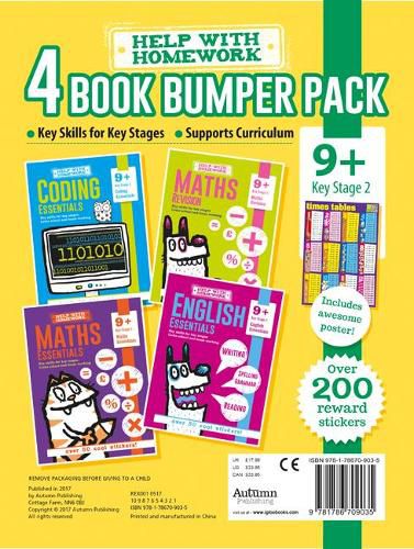 Cover image for 9+ Pack - Coding Essentials, English Essentials, Maths Essentials & Maths Revision