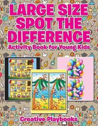 Cover image for Large Size Spot the Difference Activity Book for Young Kids