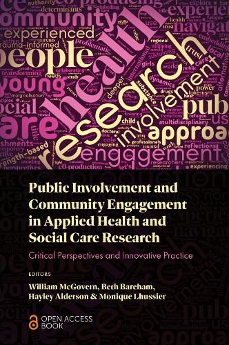 Cover image for Public Involvement and Community Engagement in Applied Health and Social Care Research