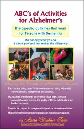 Cover image for ABC's of Activities for Alzheimers