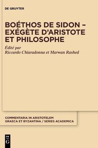 Cover image for Boethos de Sidon - Exegete d'Aristote Et Philosophe