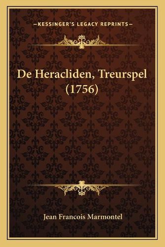 Cover image for de Heracliden, Treurspel (1756)