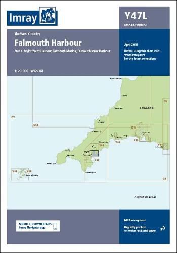 Cover image for Imray Chart Y47 Falmouth Harbour Laminated: Laminated Y47 Falmouth Harbour (Small Format)