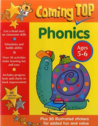 Cover image for Coming Top: Phonics - Ages 5-6