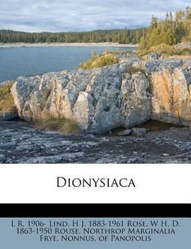 Cover image for Dionysiaca