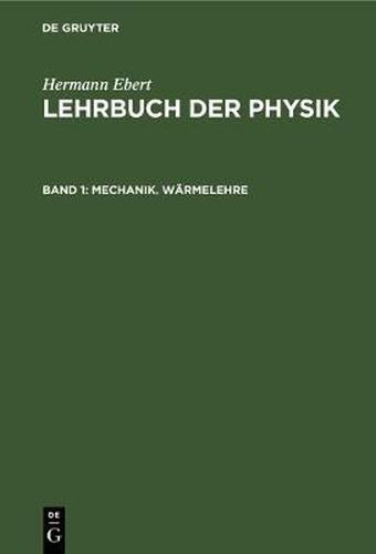 Cover image for Mechanik. Warmelehre
