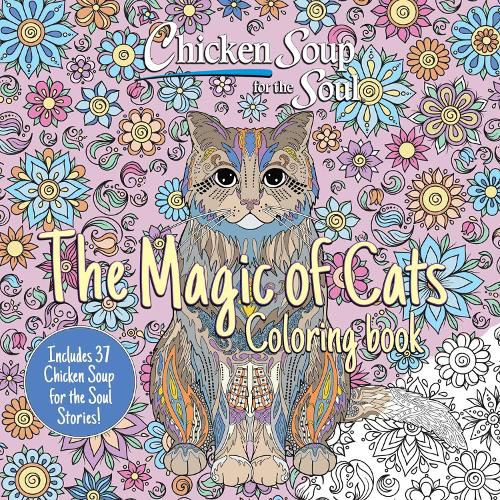 Cover image for Chicken Soup for the Soul: The Magic of Cats Coloring Book