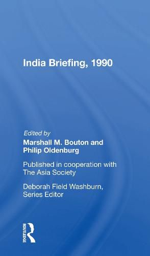 Cover image for India Briefing, 1990