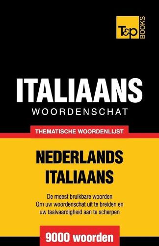 Cover image for Thematische woordenschat Nederlands-Italiaans - 9000 woorden