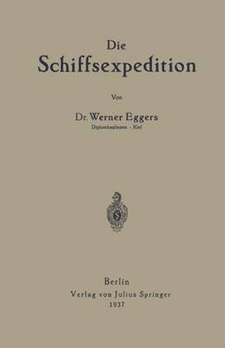 Cover image for Die Schiffsexpedition