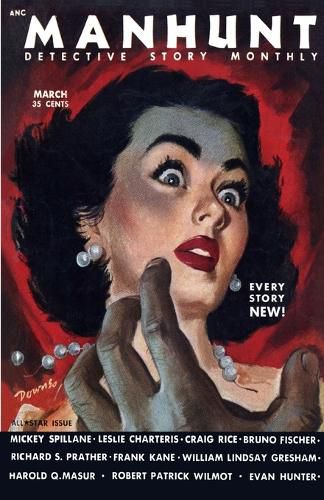 Cover image for Manhunt, March 1953