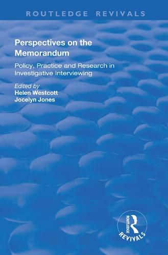 Cover image for Perspectives on the Memorandum