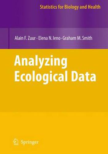 Cover image for Analyzing Ecological Data