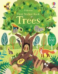 Cover image for First Sticker Book Trees