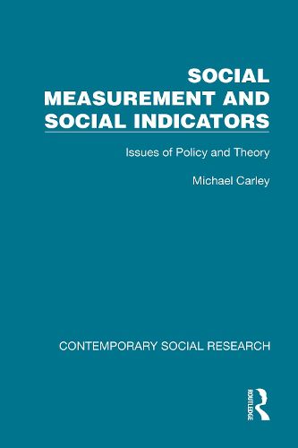 Cover image for Social Measurement and Social Indicators