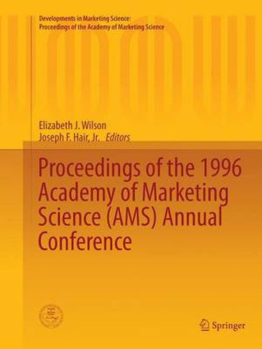 Cover image for Proceedings of the 1996 Academy of Marketing Science (AMS) Annual Conference