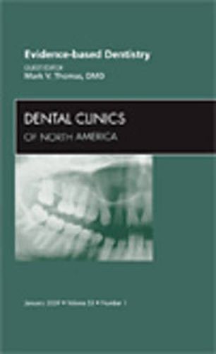 Cover image for Evidence-based Dentistry, An Issue of Dental Clinics