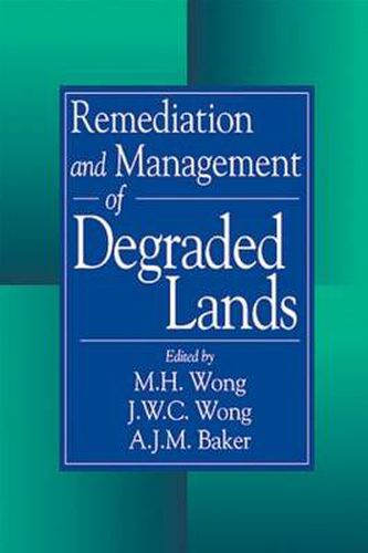 Cover image for Remediation and Management of Degraded Lands