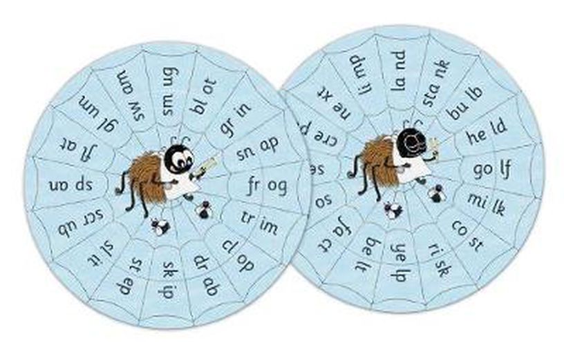 Jolly Phonics Blends Wheels: in Print Letters