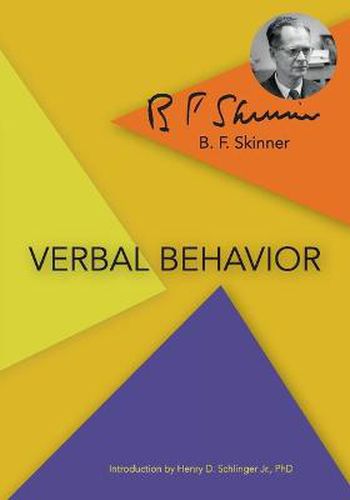 Cover image for Verbal Behavior