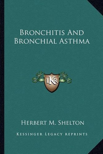 Cover image for Bronchitis and Bronchial Asthma