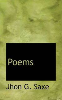 Cover image for Poems