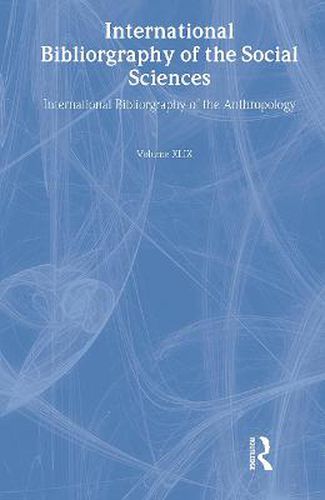 Cover image for IBSS: Anthropology: 2003 Vol.49