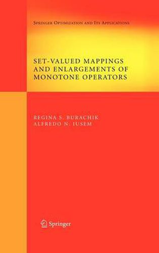 Cover image for Set-Valued Mappings and Enlargements of Monotone Operators