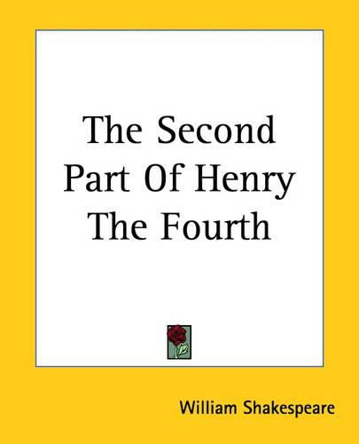 Cover image for The Second Part Of Henry The Fourth