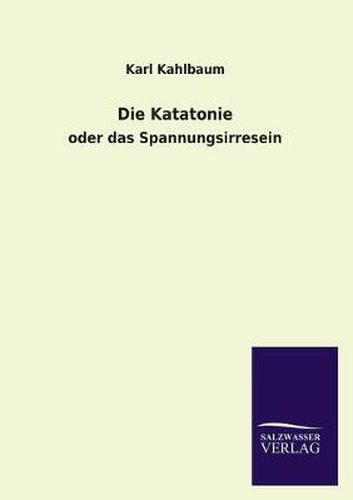 Cover image for Die Katatonie