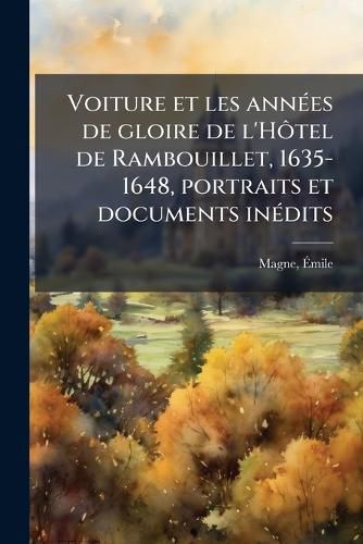 Cover image for Voiture Et Les Ann Es de Gloire de L'h Tel de Rambouillet, 1635-1648, Portraits Et Documents in Dits